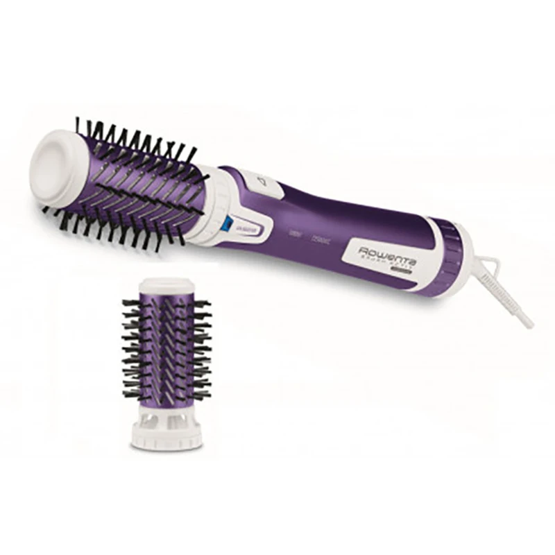 Фен-щётка rowenta activ volume & shine cf9530f0, 1000 вт, фиолетовый | белый 7