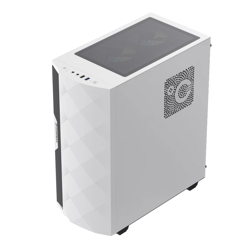 Компьютерный корпус gamemax diamond cp wt, midi-tower, без блока питания, белый 5