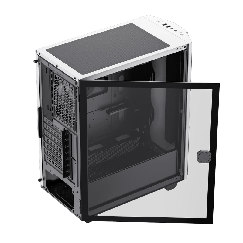 Компьютерный корпус gamemax diamond cp wt, midi-tower, без блока питания, белый 11