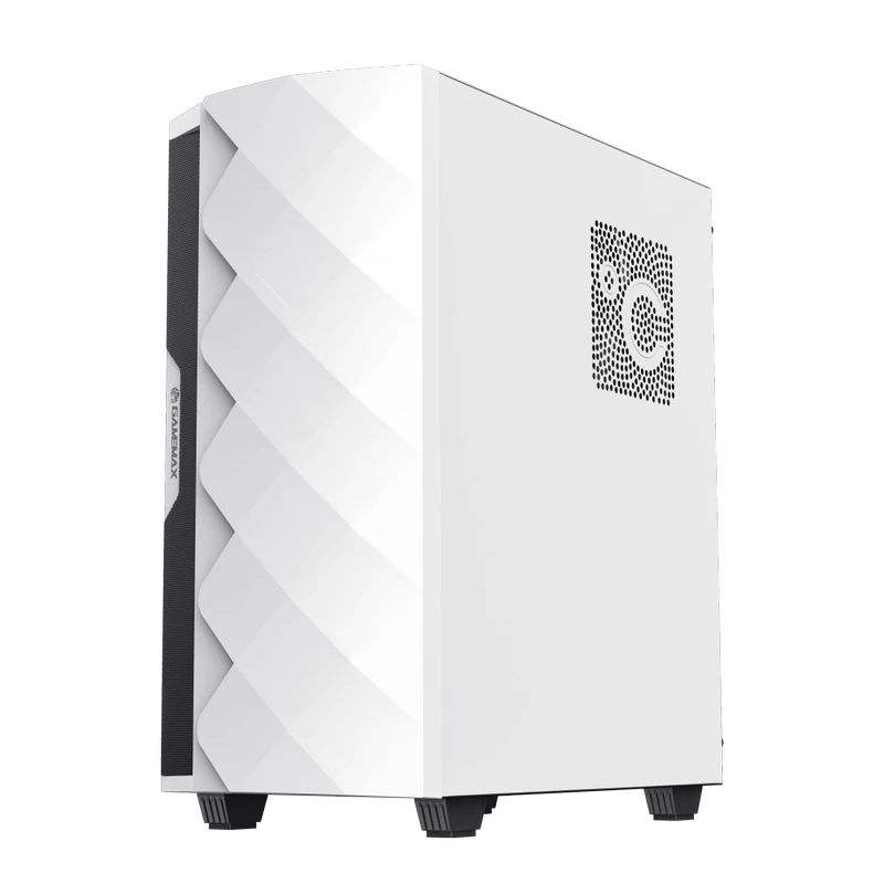 Компьютерный корпус gamemax diamond cp wt, midi-tower, без блока питания, белый 3