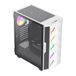 Компьютерный корпус gamemax diamond cp wt, midi-tower, без блока питания, белый Thumbnail 8