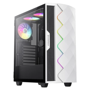 Carcasă pc gamemax diamond cp wt, midi-tower, fără psu, alb