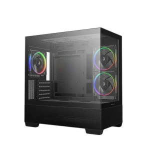 Carcasă pc deepcool cg380 3f, mini-tower, fără psu, negru Thumbnail 3