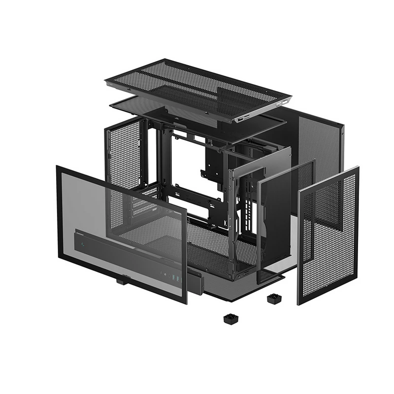 Carcasă pc deepcool ch260, fără psu, negru 10