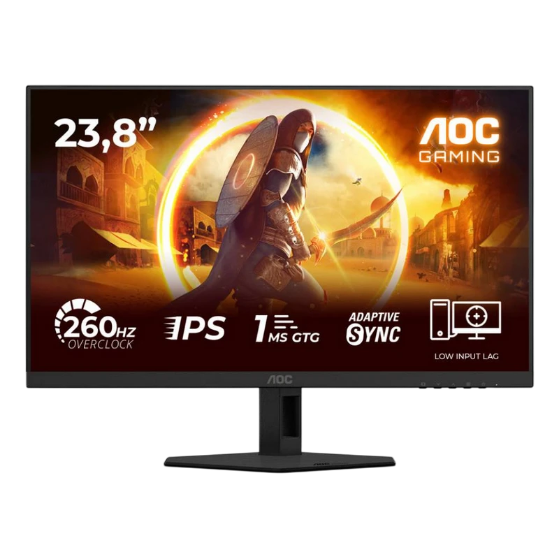 23,8" игровой монитор aoc 24g4zre, ips 1920x1080 fhd, чёрный 14