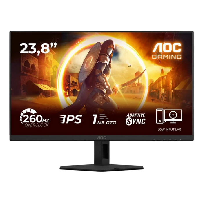 23,8" игровой монитор aoc 24g4zre, ips 1920x1080 fhd, чёрный 11