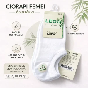 Șosete sport albe pentru femei, 35-40 (gll-m036a) Thumbnail 2