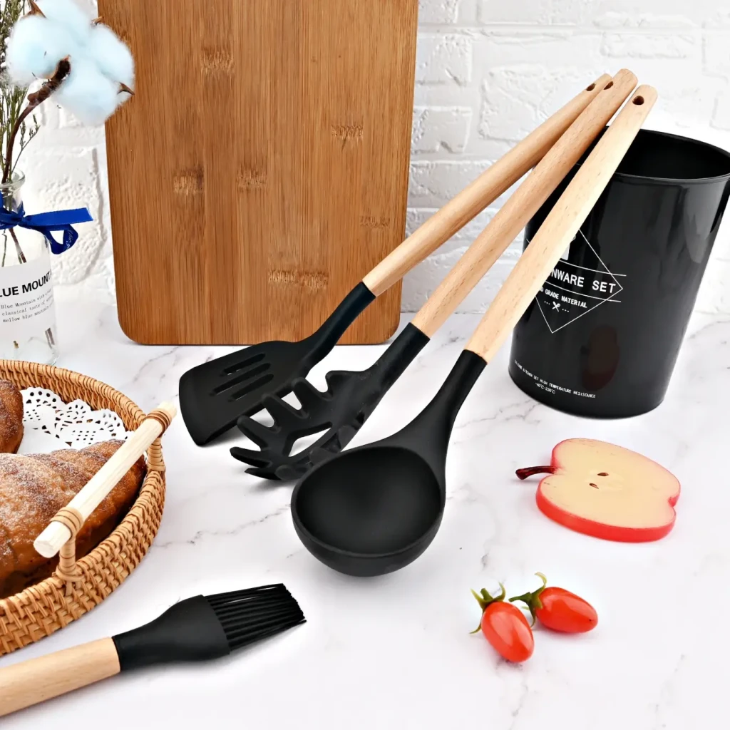 Set spatule 12 buc, negru (57-1) 3