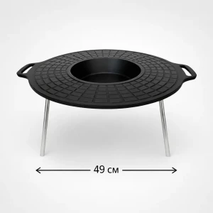 Disc-tigaie din fonta grill 49 cm gl501 Thumbnail 3