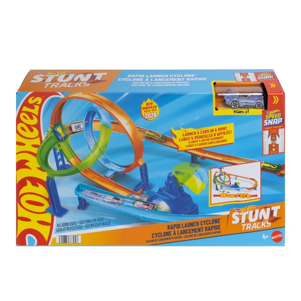 Set de joacă hot wheels "rapid launch cyclone" 4
