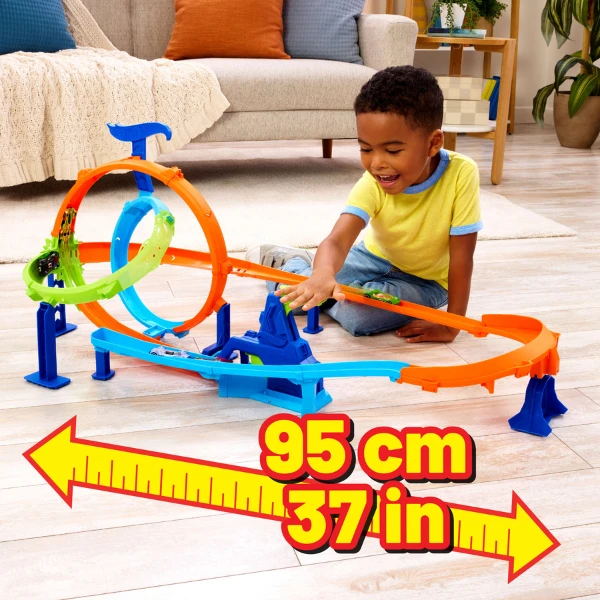 Set de joacă hot wheels "rapid launch cyclone" 7