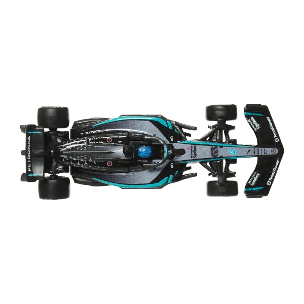 Hot wheels 1:64 mașinuță de colecție "formula 1: mercedes-benz #63" 5