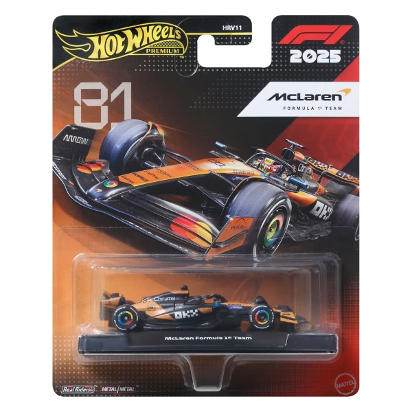 Hot wheels 1:64 mașinuță de colecție "formula 1: mclaren #81" 4