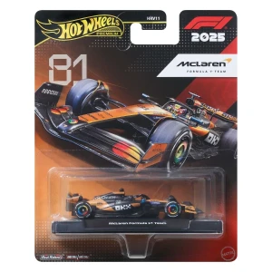 Hot wheels 1:64 mașinuță de colecție "formula 1: mclaren #81" Thumbnail 3