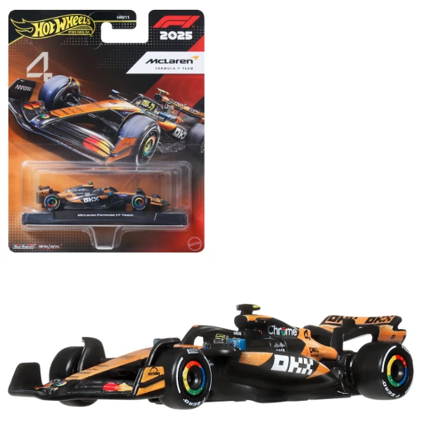 Hot wheels 1:64 mașinuță de colecție "formula 1: mclaren#4" 2
