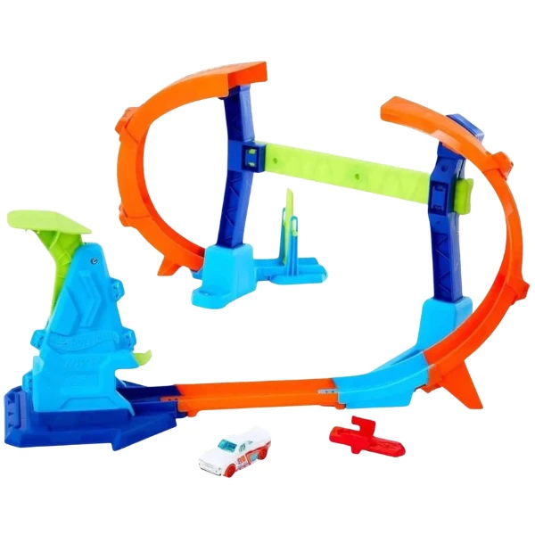 Set de joacă hot wheels "corkscrew jump champion" 2