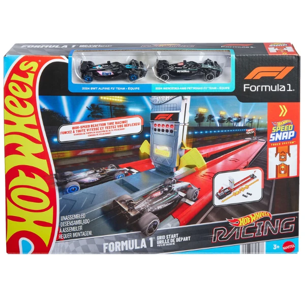 Set de joacă hot wheels „set pistă de curse f1” 4