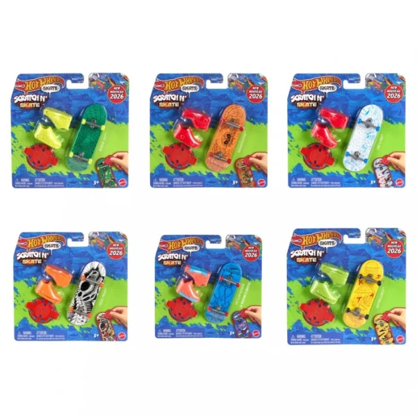 Hot wheels fingerboard-uri "scratch n’ skate", în as. 9