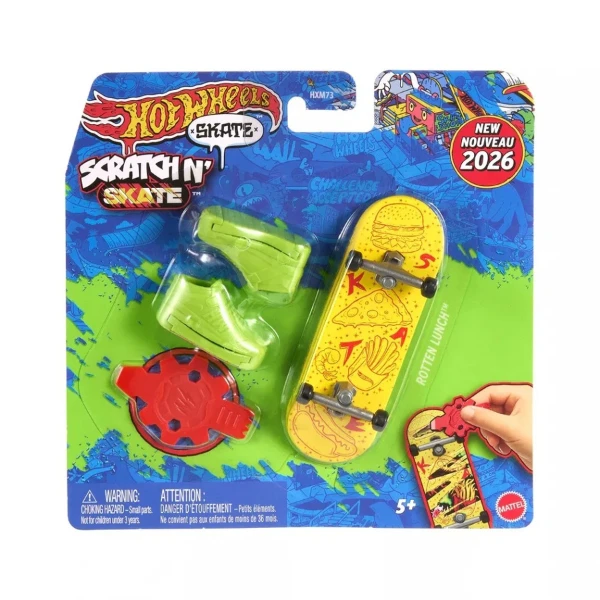 Hot wheels fingerboard-uri "scratch n’ skate", în as. 7
