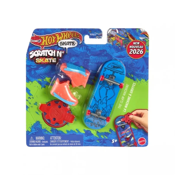 Hot wheels fingerboard-uri "scratch n’ skate", în as. 6