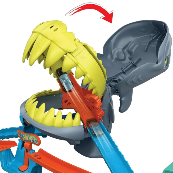 Set de joacă hot wheels: plaja "mușcătura rechinului" 5