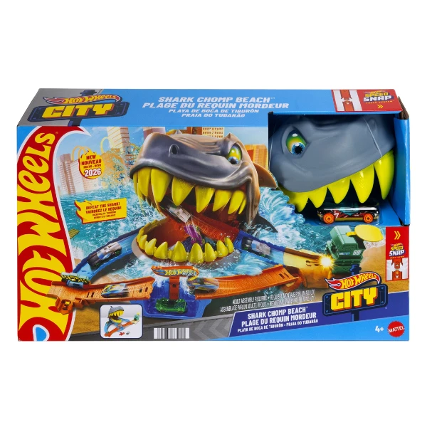 Set de joacă hot wheels: plaja "mușcătura rechinului" 3