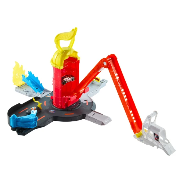 Set de joacă hot wheels "stație de pompieri" 5