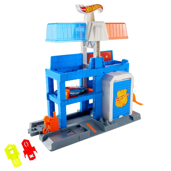 Set de joacă hot wheels "turnul poliției" 5