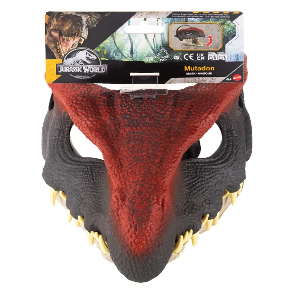 Mască de dinozaur "jurrasic world", cu maxilar mobil 3