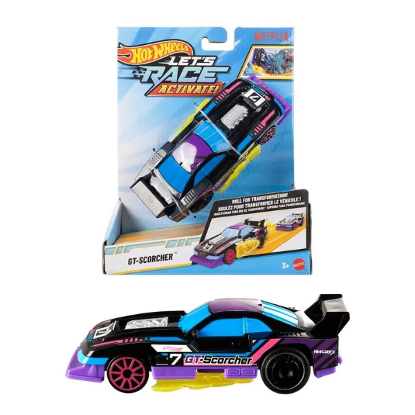 Mașinuță hot wheels din serialul animat „hot wheels. let's race!” 1:32 (as.) 5