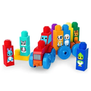 Set de construcție educativ „tractor cu animale” pentru copii mici Thumbnail 2
