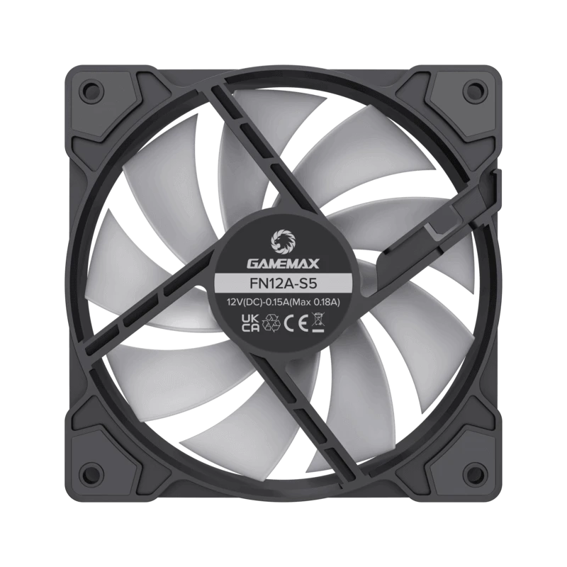 Вентилятор для пк gamemax fn12a-s5, 120 мм 4