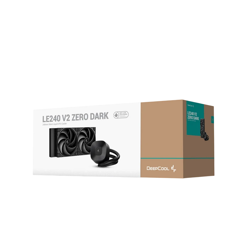 Cooler procesor deepcool le240 v2 zero dark 2