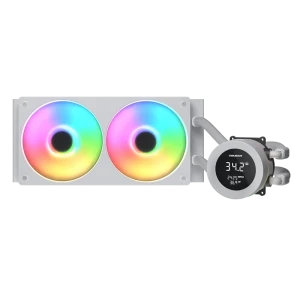 Cooler procesor cougar poseidon vistek argb 240 white Thumbnail 2
