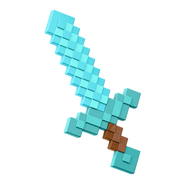 Sabie diamond de jucărie "minecraft" 4