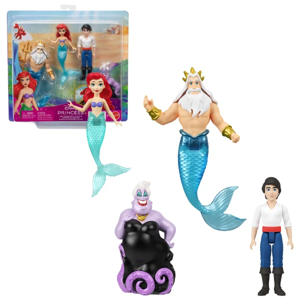 Set de figurine disney princess "mica sirenă" 2