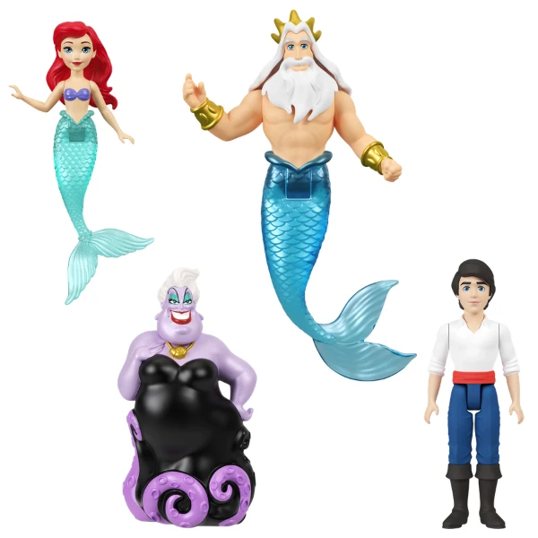 Set de figurine disney princess "mica sirenă" 2