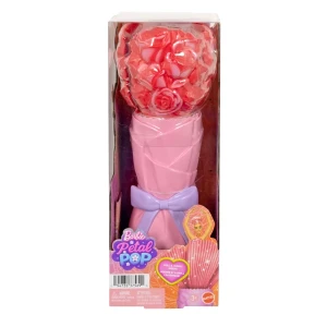 Păpușa barbie petal pop cu aromă de trandafir roșu Thumbnail 3