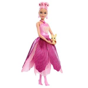 Păpușa barbie petal pop cu aromă de lalea roz Thumbnail 5