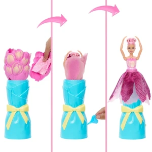 Păpușa barbie petal pop cu aromă de lalea roz Thumbnail 4