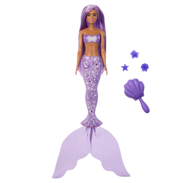 Păpușa barbie color reveal, seria "sirenă" 6