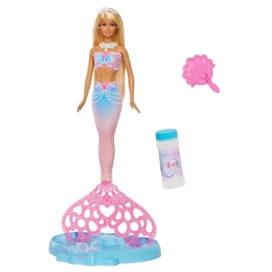 Păpușă barbie "sirenă strălucitoare”, cu funcție de făcut baloane de săpun Thumbnail 2