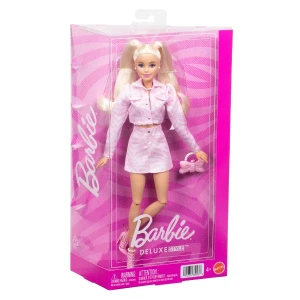 Păpușa barbie "fashionistă în costum denim roz" Thumbnail 4
