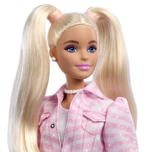 Păpușa barbie "fashionistă în costum denim roz" Thumbnail 5