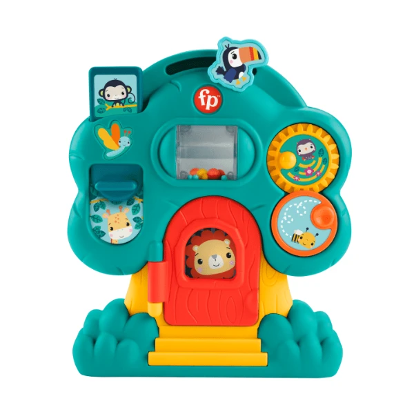 Mattel fisher-price copacul cu descoperiri al prietenilor animale 3