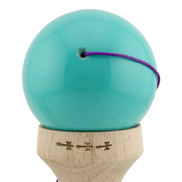 «kendama super sticky x original», rulment metalic, ața 62/65 cm, king size 7.5 x 6 x 18 cm, „maimuță", turcoaz 8