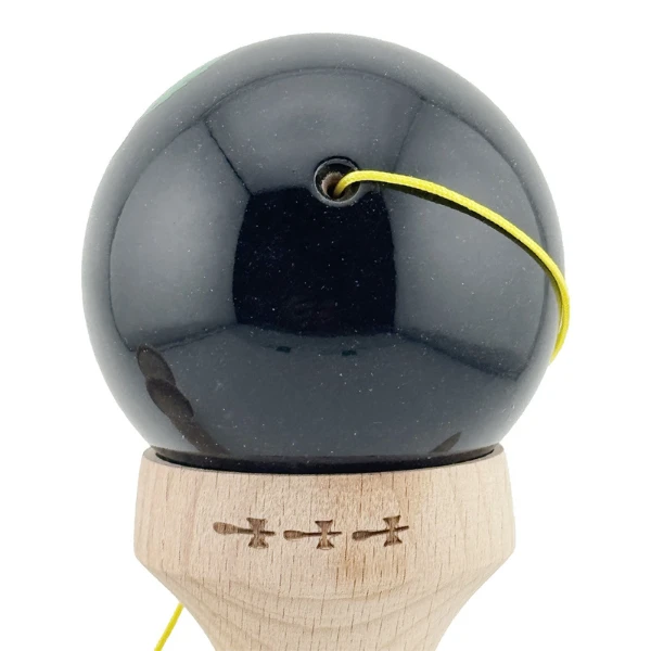«kendama super sticky x original», rulment metalic, ața 62/65 cm, king size 7.5 x 6 x 18 cm, „maimuță", negru 7