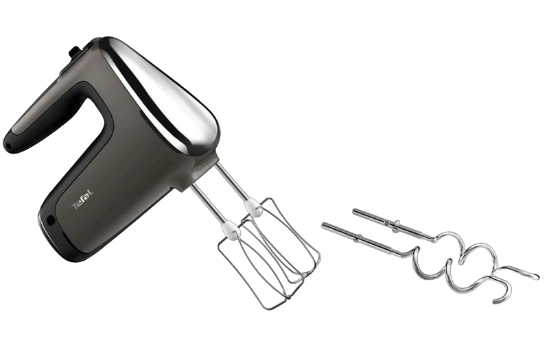 Mixer detașabil staționar tefal ht654e38, gri/negru 2
