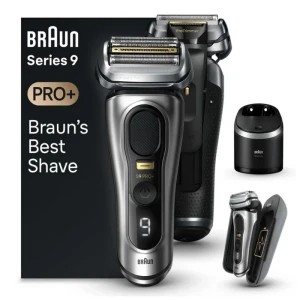 Электробритва мужская braun 9 pro+ 9577cc, серебристый Thumbnail 2