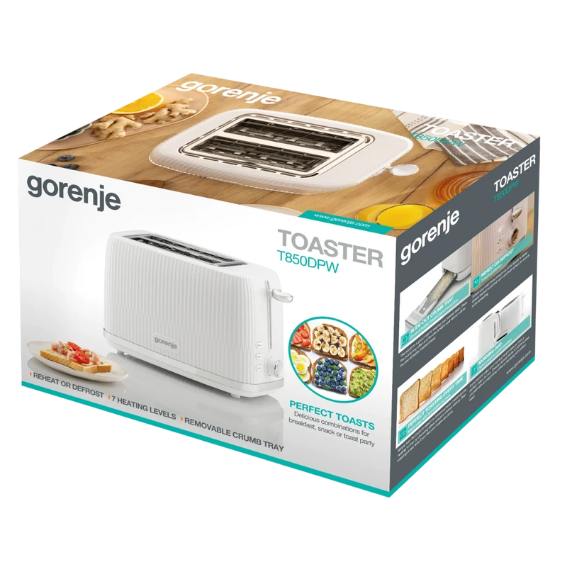 Toaster gorenje t850dpw, alb 4